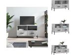 Mobile Tv Vidaxl Grigio Cemento 80X36X50 Cm Materiale A Base Di Legno - Mobili Tv