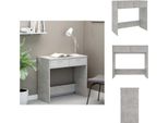 Vidaxl Scrivania Grigio Cemento 80X40X75 Cm In Legno - Scrivanie
