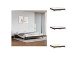 Vidaxl Struttura Letto Marrone 180X200 Cm In Pelle Finta - Letti E Strutture Letto
