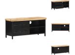 Vidaxl Mobile Tv 90X30X41 Cm Legno Di Mango Grezzo - Mobili Tv