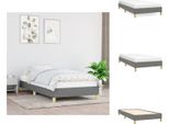 Vidaxl Struttura Letto Grigio Scuro 90X200 Cm In Tessuto - Letti E Strutture Letto