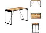 Vidaxl Tavolo Da Pranzo 118×60×76 Cm Legno Massiccio Grezzo Di Mango - Tavoli Da Pranzo