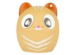 Hamlet XBTPET-CAT Altoparlante Bluetooth Portatile 4W Nero Arancione Bianco Wireless