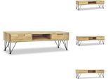 Mobile Tv Vidaxl 120 X 35 X 35 Cm In Teak Massiccio - Mobili Tv