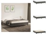Vidaxl Struttura Letto Grigio Scuro 160X200 Cm In Velluto - Letti E Strutture Letto