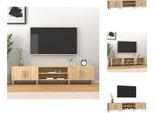 Mobile Tv Vidaxl Rovere Sonoma 180X31,5X40 Cm Materiale A Base Di Legno - Mobili Tv