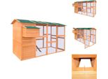 Vidaxl Pollaio In Legno 295X163X170 Cm - Habitat E Recinti Per Piccoli Animali