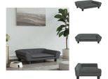 Vidaxl Letto Per Cani Grigio Scuro 70X48X22 Cm In Velluto - Letti Per Cani