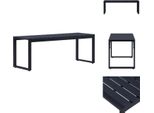 Vidaxl Panchina Da Giardino 120,5 Cm Ps Board Nero - Panchine Da Giardino