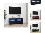 Vidaxl Mobile Tv Con Luci Led Nero 100X35X40 Cm - Mobili Tv