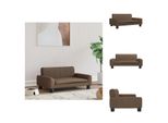 Vidaxl Letto Per Cani Marrone 70X45X30 Cm In Tessuto - Letti Per Cani