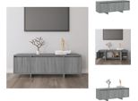Mobile Tv Vidaxl Rovere Sonoma Grigio 120X30X40,5 Cm Materiale A Base Di Legno - Mobili Tv