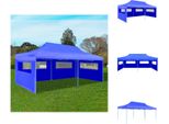Vidaxl Tenda Pop-Up Per Feste Pieghevole Blu 3×6 M - Padiglioni E Tende Per Feste