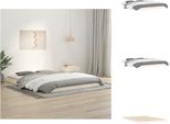 Vidaxl Letto In Legno Massiccio Bianco 150X200 Cm King Size Pino - Letti E Strutture Letto