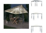 Vidaxl Padiglione Con Luci Led 300X300 Cm Bianco Crema - Padiglioni E Tendoni Per Feste