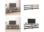 Vidaxl Mobile Tv In Rovere Affumicato 160X30X50 Cm - Mobile Tv - Mobile Tv - Porta Tv - Mobili Tv