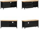 Vidaxl Mobile Tv 90X30X41 Cm Legno Di Mango Grezzo - Mobile Tv - Mobili Tv - Mobile Di Legno - Mobili Di Legno
