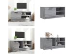 Vidaxl Mobile Tv Grigio Sonoma 80X35X36,5 Cm In Legno - Mobile Tv - Mobili Tv - Porta Tv - Mobili Tv