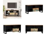 Mobile Tv Vidaxl 100X33X46 Cm In Legno Massiccio Antico E Materiale A Base Di Legno - Mobile Tv - Mobile Tv - Mobile Tv - Porta Tv