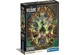 Puzzle Cle 1000 Cattivi Disney Compatti 39812
