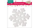 Ornamento Natalizio Fiocco Di Neve In Polistirolo 185 Mm Craft With Fun 384013