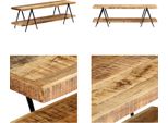 Mobile Tv Vidaxl 160 X 40 X 50 Cm In Legno Massiccio Di Mango - Mobile Tv - Mobile Tv - Mobile Tv - Mobile Hifi