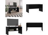 Vidaxl Mobile Tv Nero 80X40X40 Cm In Legno - Mobile Tv - Mobile Tv - Tavolo Tv - Tavoli Tv