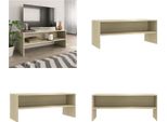 Mobile Tv Vidaxl Rovere Sonoma 100X40X40 Cm In Legno - Mobile Tv - Mobile Tv - Tavolo Tv - Tavoli Tv