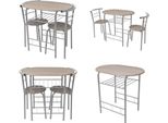 Vidaxl Tavolo Da Colazione Bar Set Mdf - Tavolo Da Colazione - Tavoli Da Colazione - Gruppo Di Sedute Per Tavolo Da Colazione - Gruppi Di Sedute Per Tavolo Da Colazione