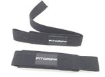 Fitgriff® Cinghie Di Trazione Imbottite Per L'allenamento Della Forza Bodybuilding Fitness Cinghie Per Il Sollevamento Di Carichi Donne Uomini Nero Dinamico