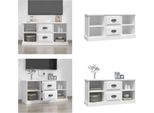 Mobile Tv Vidaxl Bianco 99,5X35,5X48 Cm Materiale A Base Di Legno - Mobile Tv - Mobili Tv - Mobili Tv - Mobili Tv