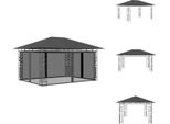 Vidaxl Padiglione Con Zanzariera 4X3X2,73 M Antracite 180 G/M² - Padiglioni E Tende Per Feste