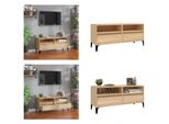 Mobile Tv Vidaxl Rovere Sonoma 100X34,5X44,5 Cm - Mobile Tv - Mobile Tv - Porta Tv - Mobili Tv