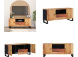 Mobile Tv Vidaxl 105X33,5X46 Cm In Legno Massiccio Di Acacia E Materiale A Base Di Legno - Mobile Tv - Mobile Tv - Mobile Tv - Porta Tv