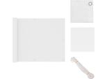 Vidaxl Schermo Privacy Per Balconi Bianco 75X300 Cm Tessuto Oxford - Ombrelloni E Tende Da Sole