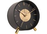Sveglia Glamour Disco Oro, Ø 11 Cm