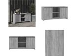 Vidaxl Mobile Tv Grigio Rovere Sonoma 102X37,5X52,5 Cm In Legno - Mobile Tv - Mobile Tv - Mobile Stereo - Supporto Tv Con Spazio Di Archiviazione