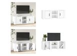 Mobile Tv Vidaxl Bianco 100X31,5X35 Cm In Legno - Mobile Tv - Mobile Tv - Mobile Tv - Porta Tv