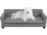 Wisfor Divano Per Animali Domestici Con Schienale, Divano Per Cani, Tappetino Per Cani, Letto Per Cani, Xl: 120 X 74 X 40 Cm