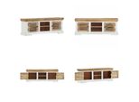Vidaxl Mobile Tv 110X30X40 Cm In Legno Massiccio Di Mango - Mobile Tv - Mobile Tv - Mobile Tv In Legno - Mobile Tv In Legno Massiccio