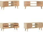 Vidaxl Mobile Tv 110×30×45 Cm In Legno Massiccio Di Mango - Mobile Tv - Mobile Tv - Mobile Tv In Legno - Mobili Tv In Legno