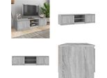 Vidaxl Mobile Tv Grigio Sonoma 140X40X35,5 Cm In Legno - Mobile Tv - Mobili Tv - Mobili Tv - Porta Tv