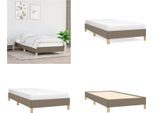 Vidaxl Struttura Letto Taupe 80X200 Cm In Tessuto - Struttura Letto - Cornici Letto - Struttura Letto - Letto