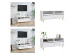 Vidaxl Mobile Tv Bianco 100X34,5X44,5 Cm In Legno - Mobile Tv - Mobili Tv - Porta Tv - Mobili Tv