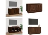 Vidaxl Mobile Tv Marrone Look Rovere 80X35X45 Cm Materiale A Base Di Legno - Mobile Tv - Mobile Tv - Mobili Tv - Porta Tv