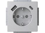 Busch-Jaeger Schuko Steckdose SB-A+C 20 EUCB2USBAC-83 (2CKA002011A6304)