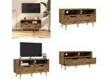 Mobile Tv Vidaxl Rovere Fumé 90X40X48,5 Cm Materiale A Base Di Legno - Mobile Tv - Mobile Tv - Mobile Tv - Mobile Tv