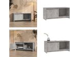 Vidaxl Mobile Tv Grigio Cemento 90X35X40 Cm Materiale A Base Di Legno - Mobile Tv - Mobile Tv - Mobiletto Tv - Lavagna - Mobiletto Stereo
