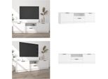 Mobile Tv Vidaxl Bianco 140X35X40 Cm In Legno - Mobile Tv - Mobile Tv - Supporto Tv - Mobile Tv