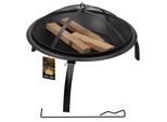 Kotarbau® Camino Da Giardino Con Griglia Pieghevole Rotonda In Acciaio 56 X 39 Cm